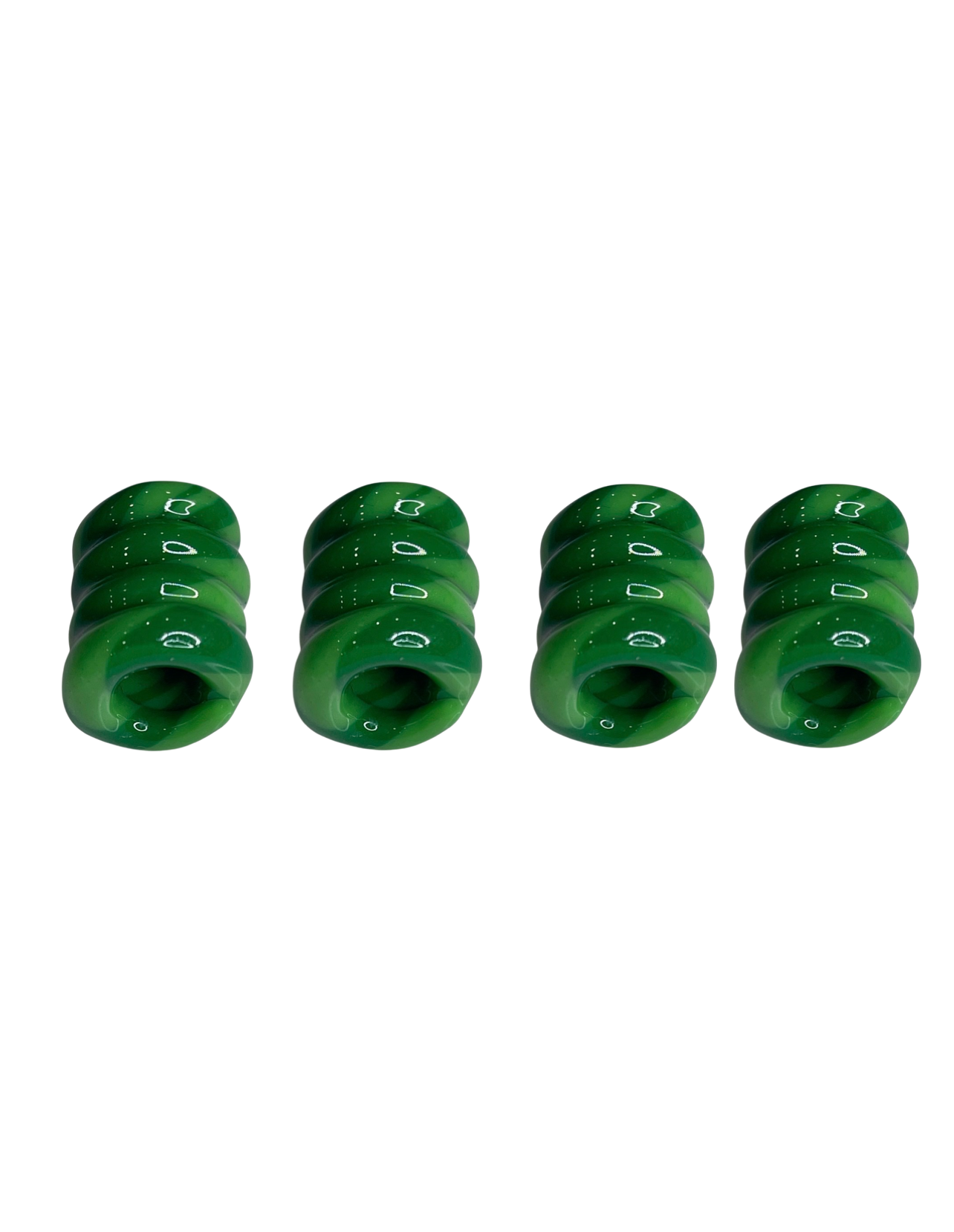 Ifẹ́díbèdú Banga Bead set of 4 (0.6cm) Small - Jus Locs Organics