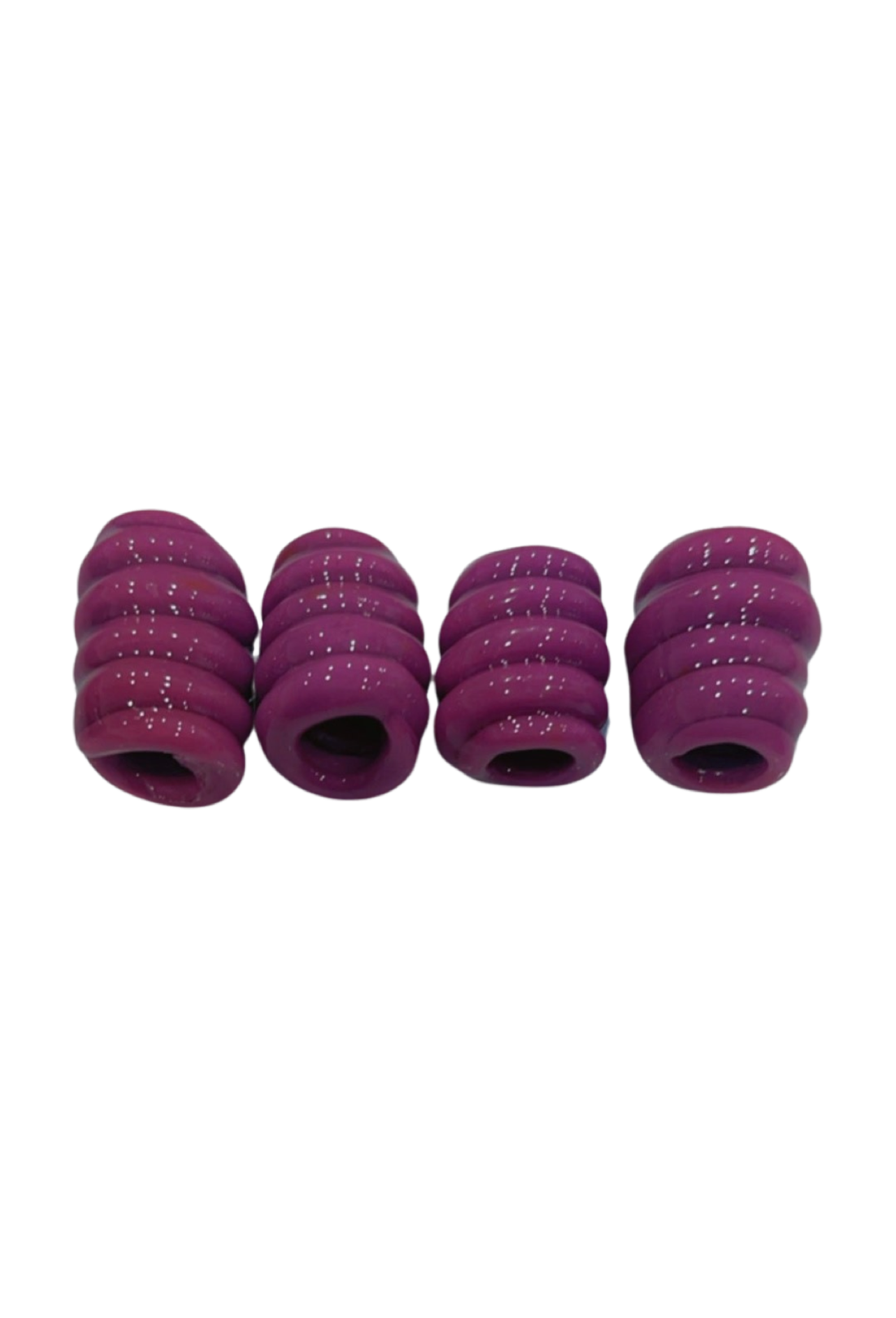 Picky Banga beads set of 4 (0.6cm) Small - Jus Locs Organics 